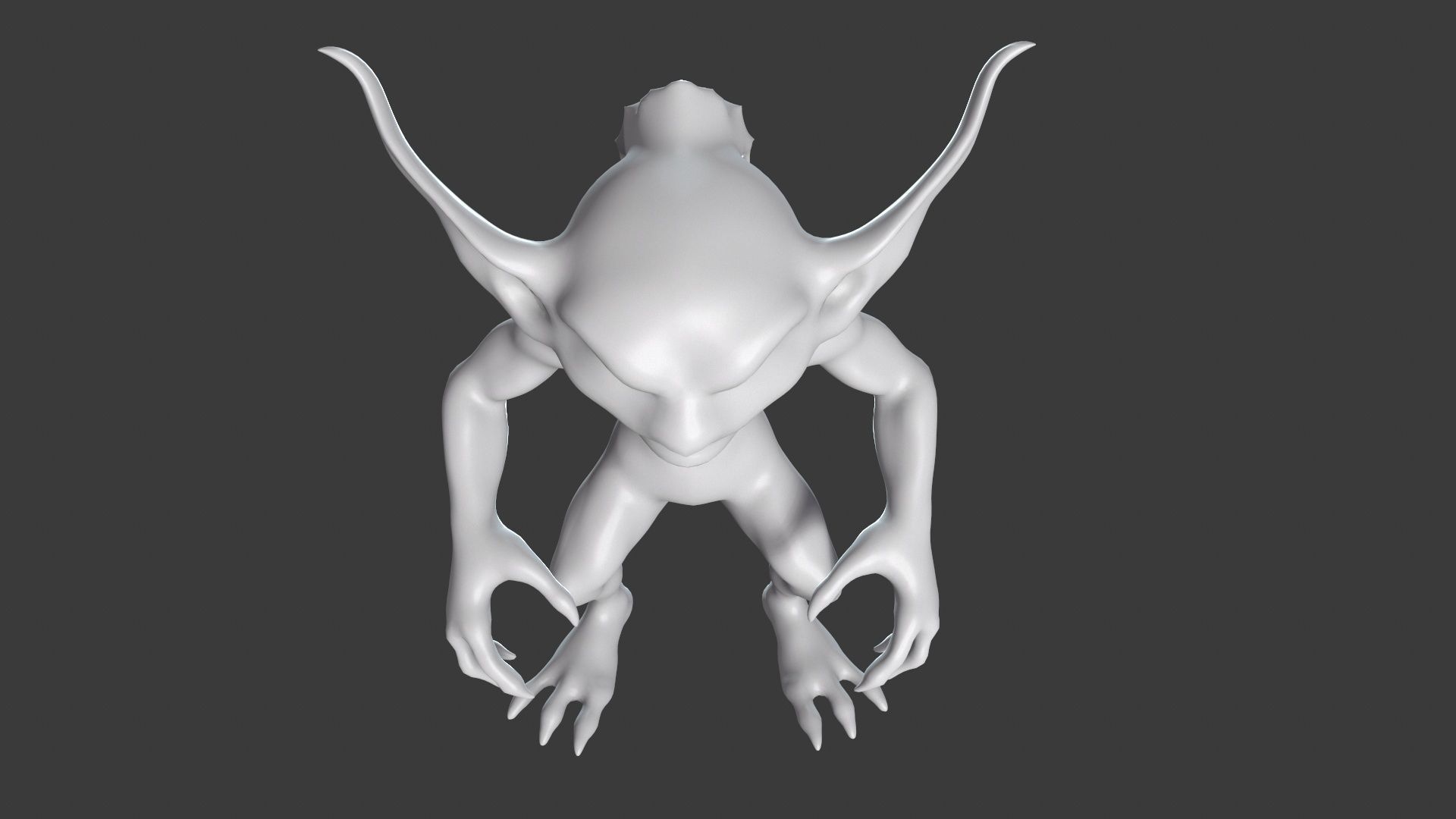 Goblin Character Base Mesh Set 3D model_71