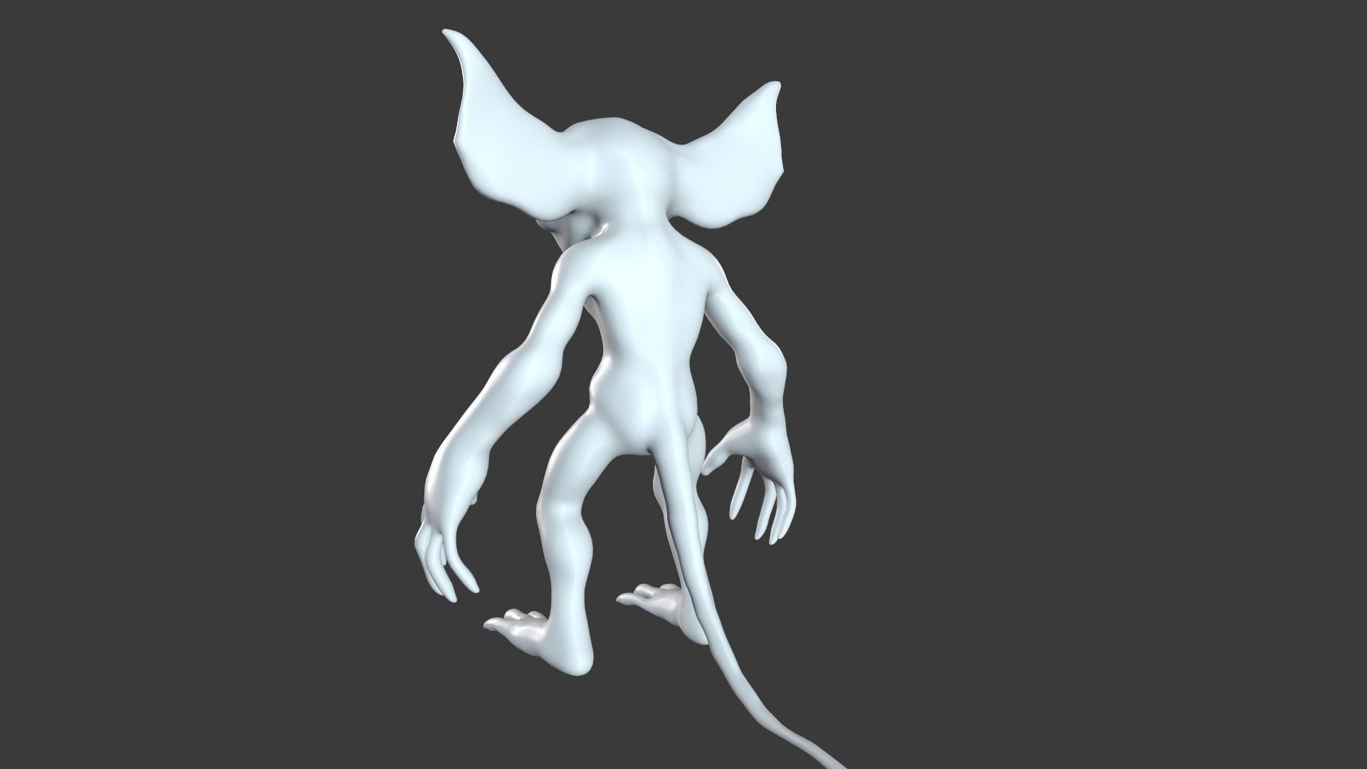Goblin Character Base Mesh Set 3D model_62