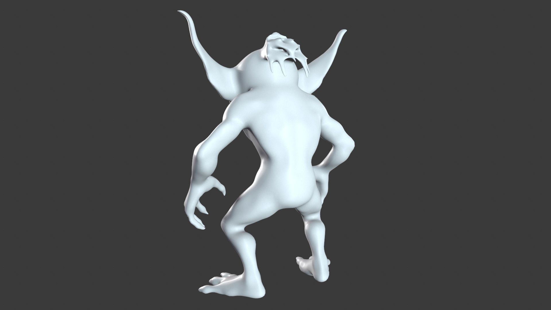 Goblin Character Base Mesh Set 3D model_76