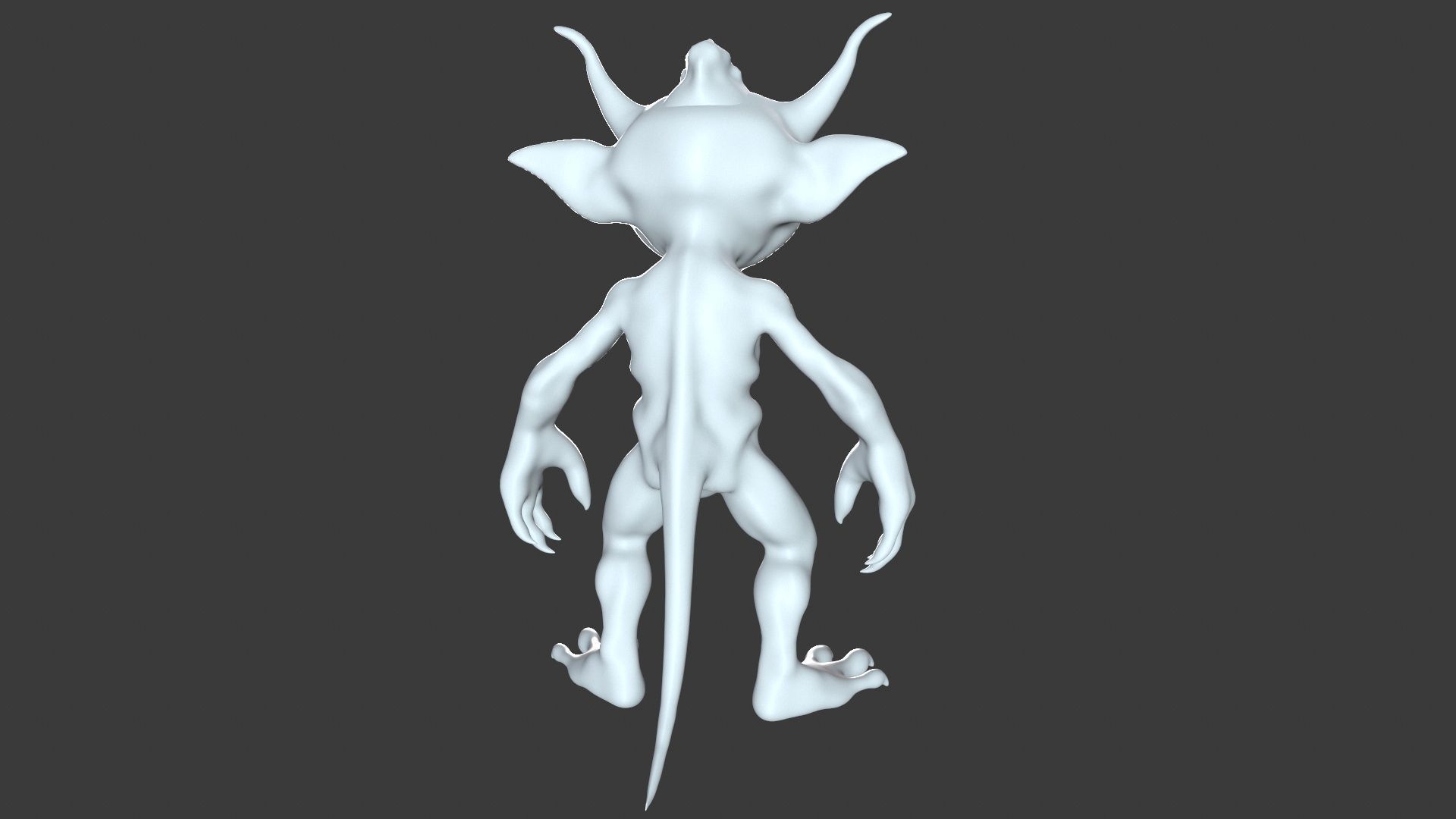 Goblin Character Base Mesh Set 3D model_53