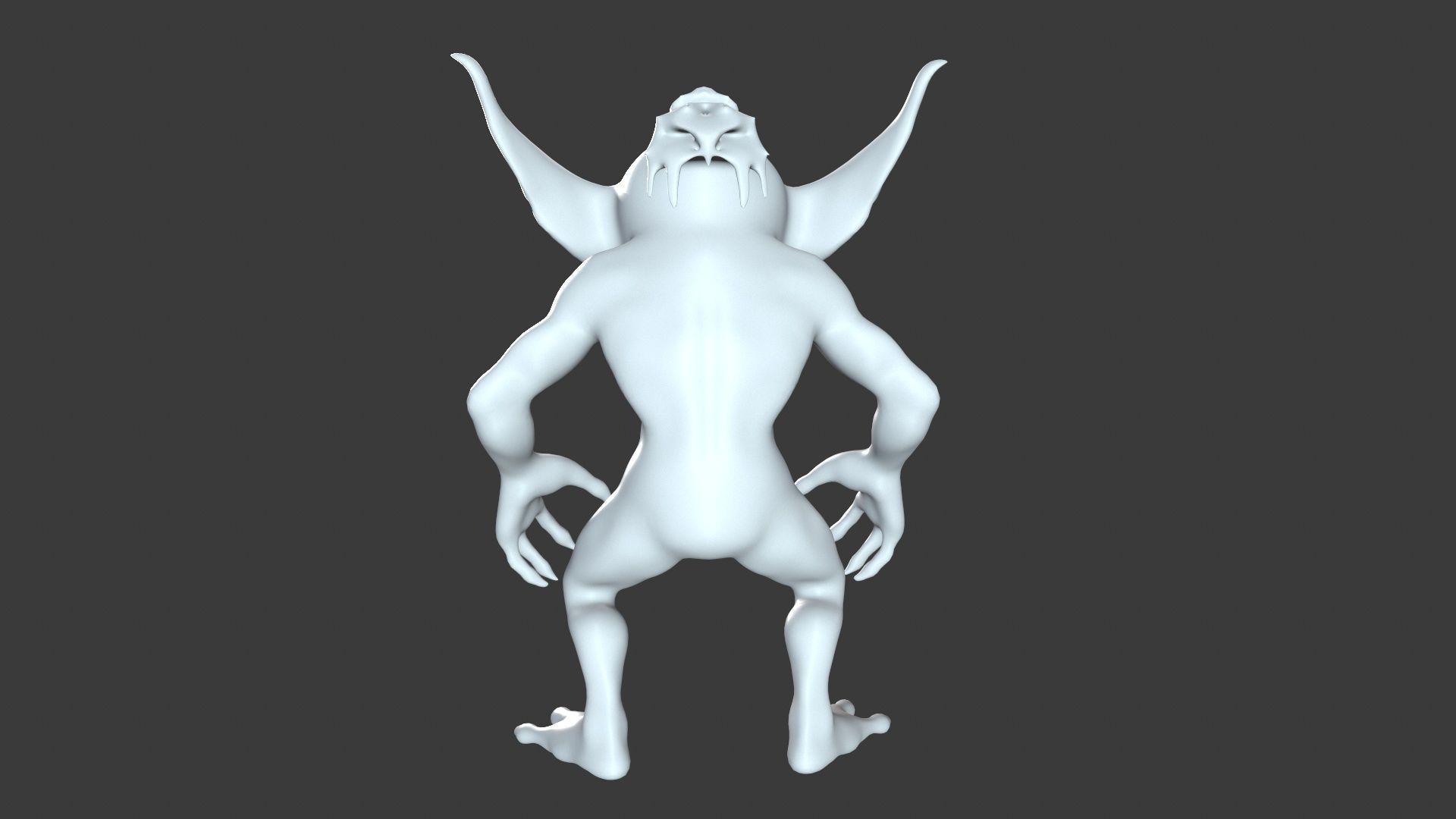 Goblin Character Base Mesh Set 3D model_81