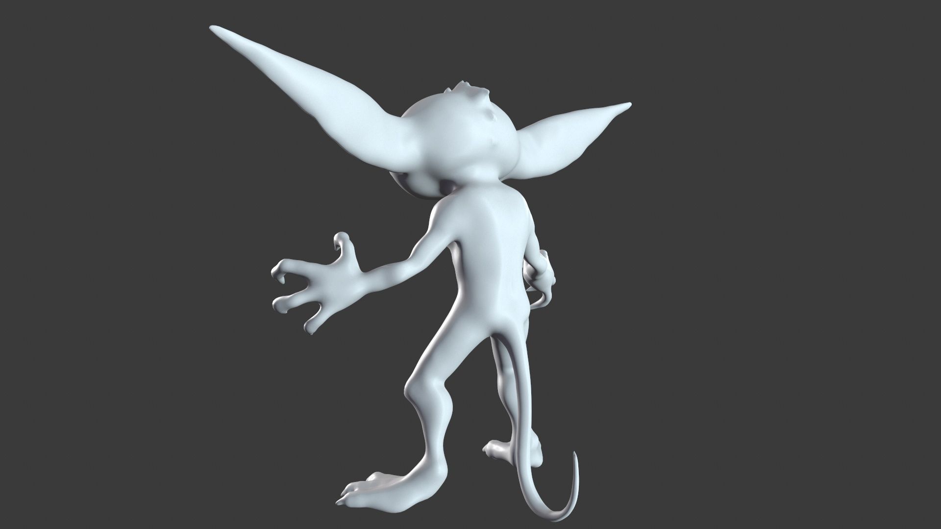 Goblin Character Base Mesh Set 3D model_30
