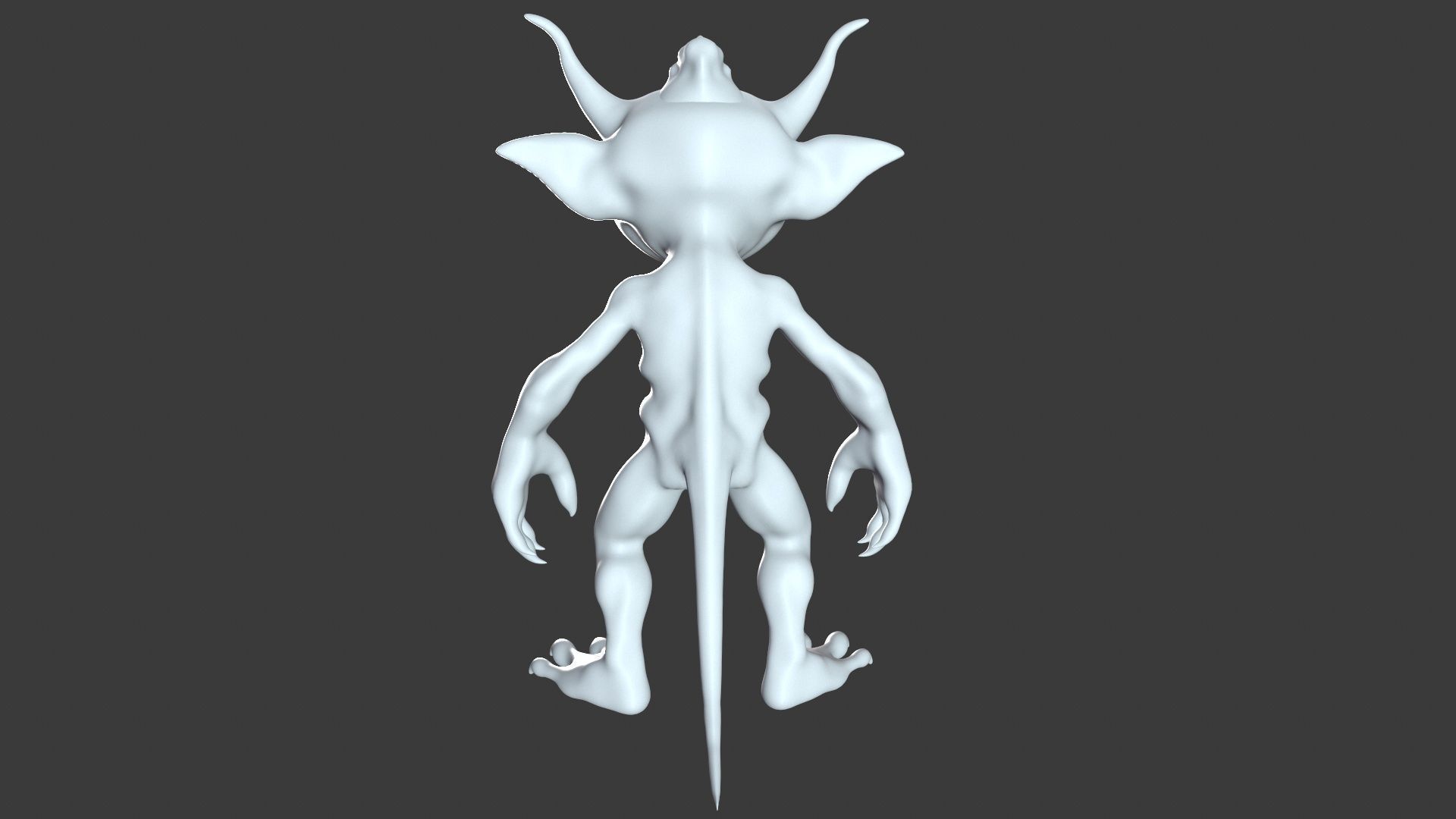 Goblin Character Base Mesh Set 3D model_55