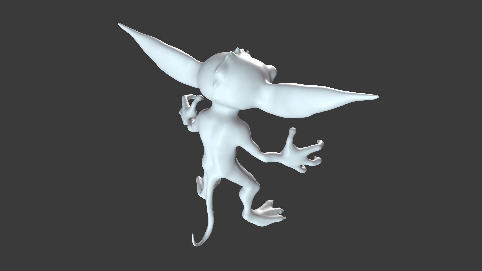 Goblin Character Base Mesh Set 3D model_32