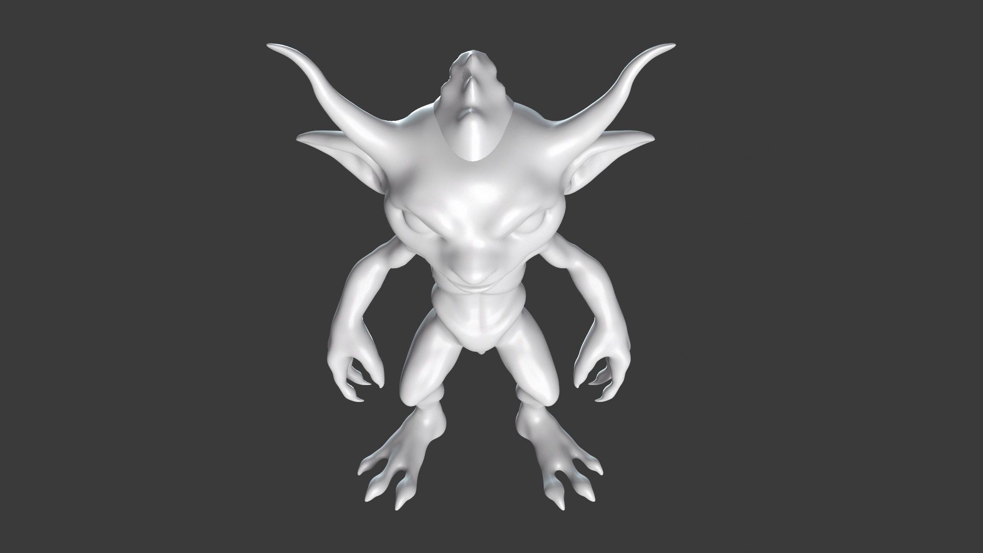 Goblin Character Base Mesh Set 3D model_50