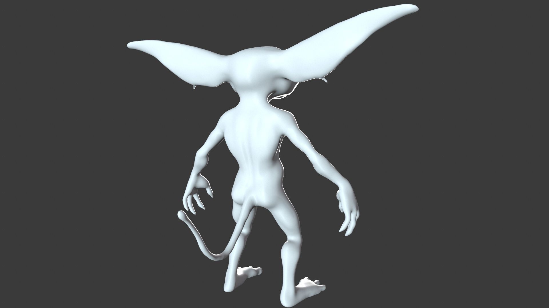 Goblin Character Base Mesh Set 3D model_94