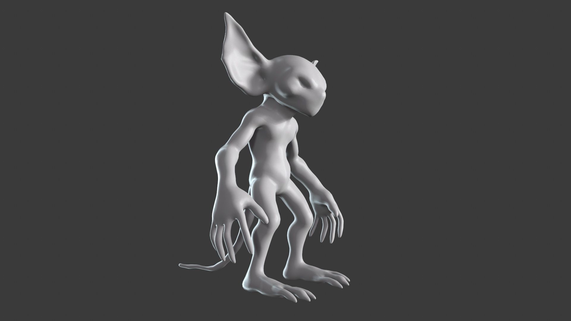 Goblin Character Base Mesh Set 3D model_69