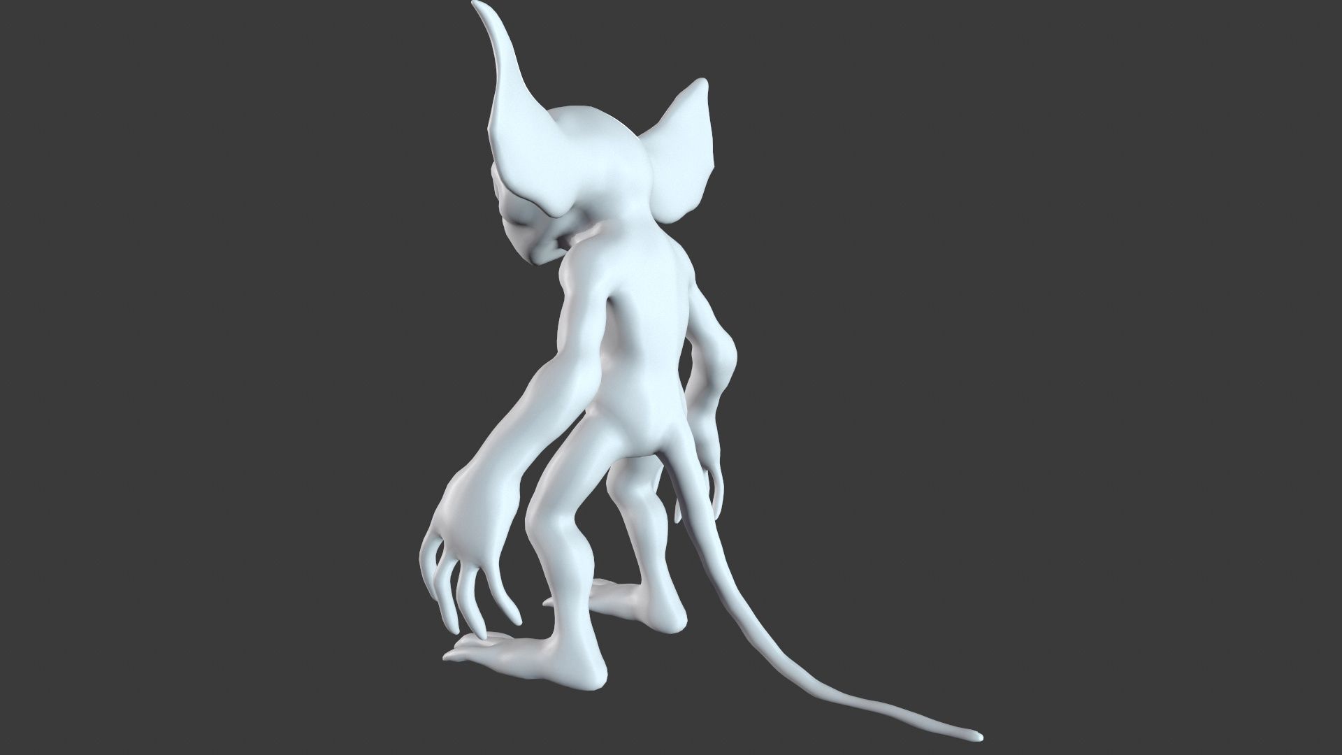 Goblin Character Base Mesh Set 3D model_60