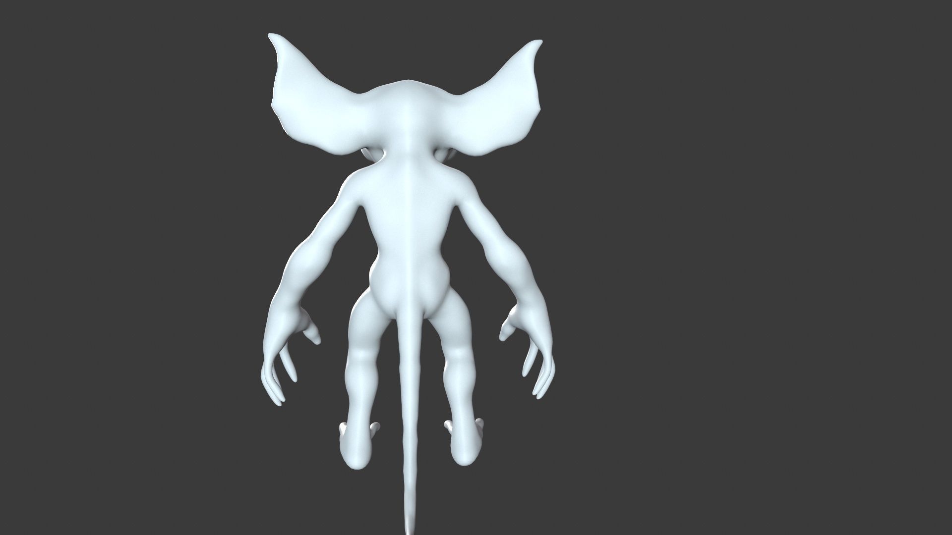 Goblin Character Base Mesh Set 3D model_63