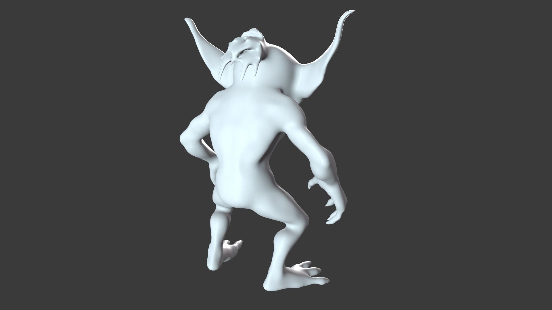 Goblin Character Base Mesh Set 3D model_82