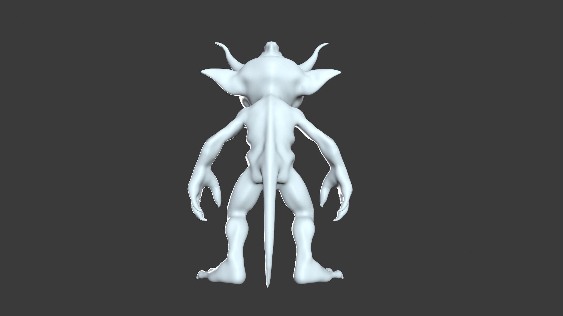 Goblin Character Base Mesh Set 3D model_59