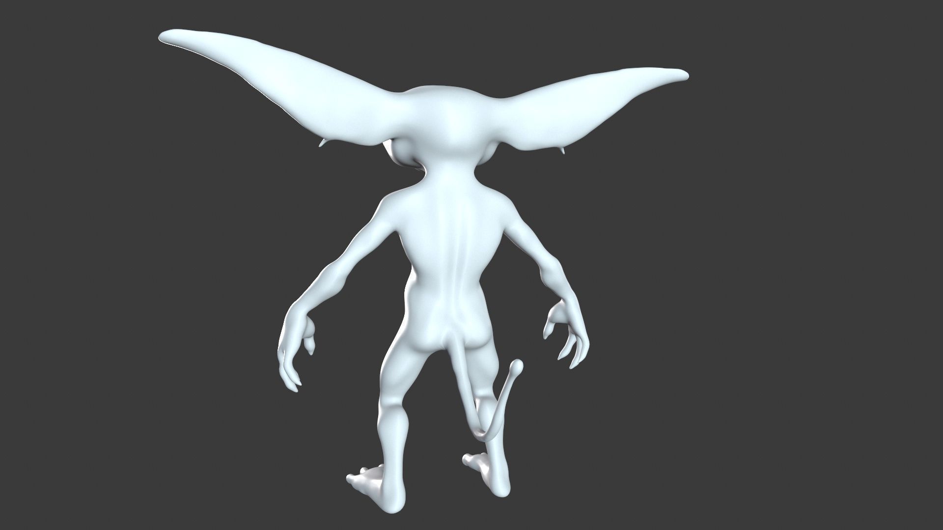 Goblin Character Base Mesh Set 3D model_93