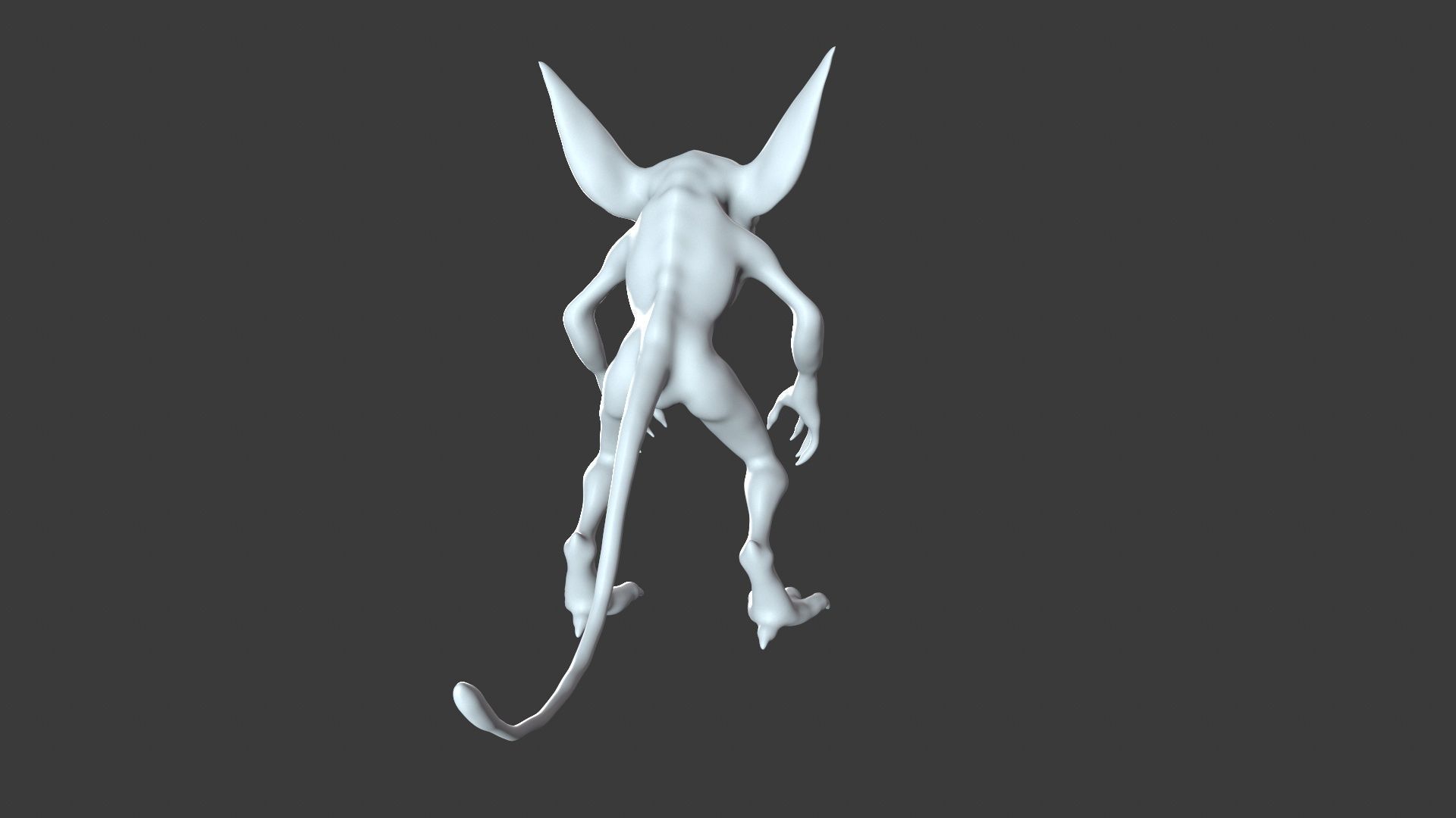 Goblin Character Base Mesh Set 3D model_20