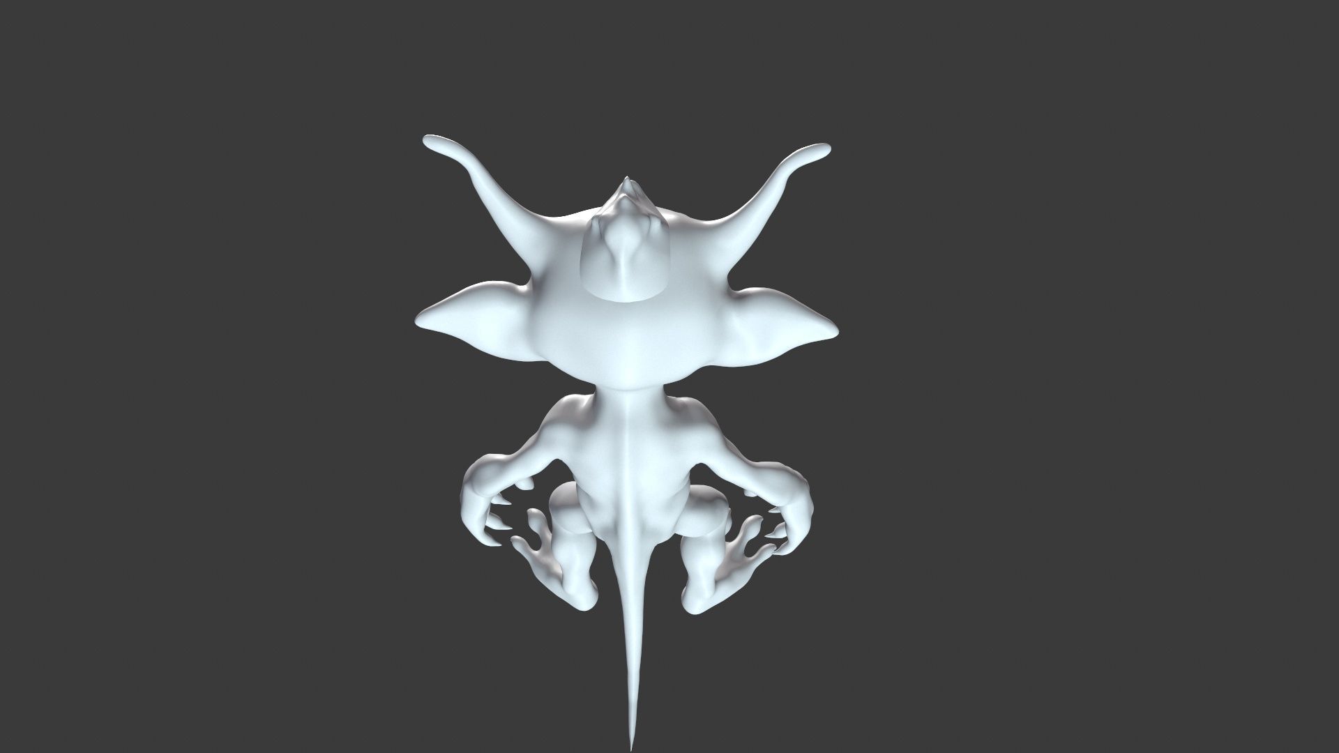 Goblin Character Base Mesh Set 3D model_61