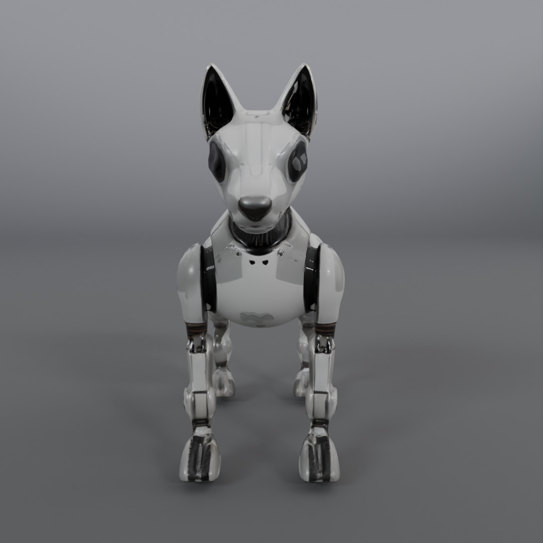 robot dog  3D model_1