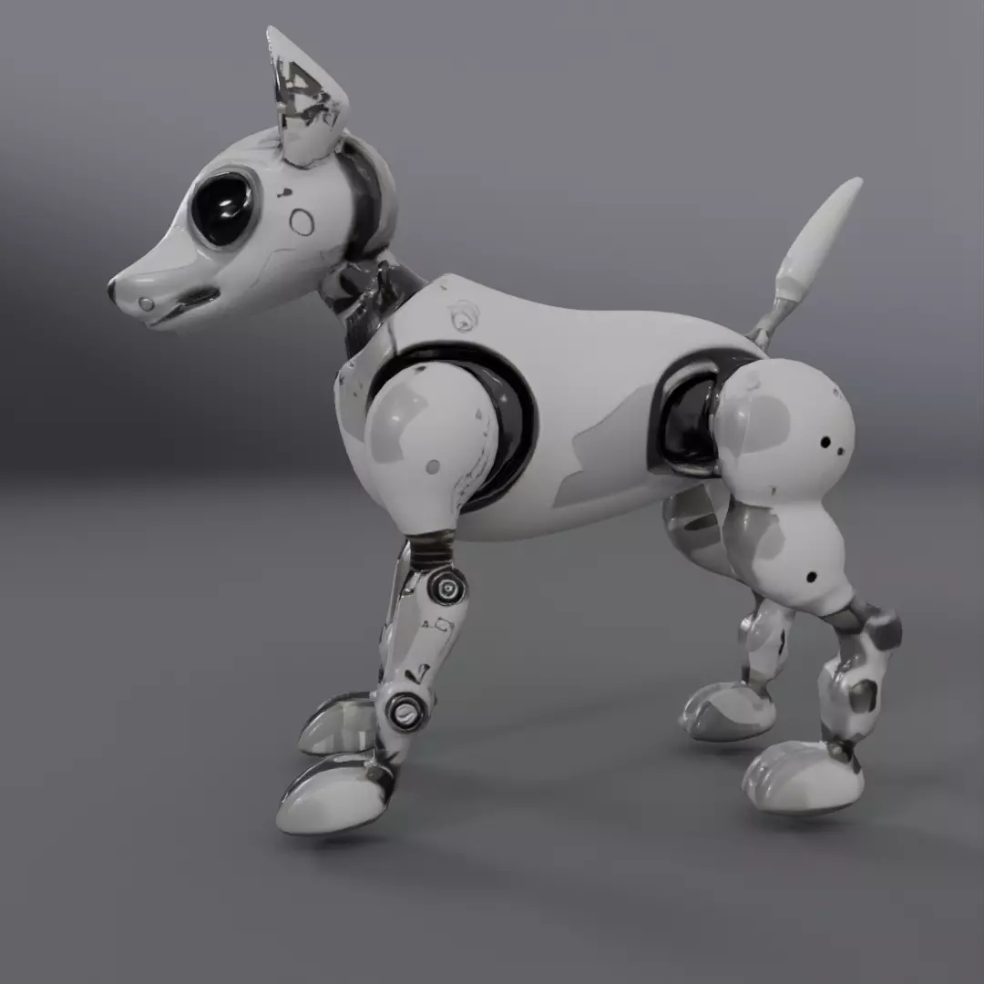 robot dog  3D model_0