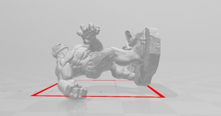 Hulk smash 3D print model rare model 3D print model_3