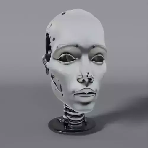robotic head 3D model robotic head 3D model