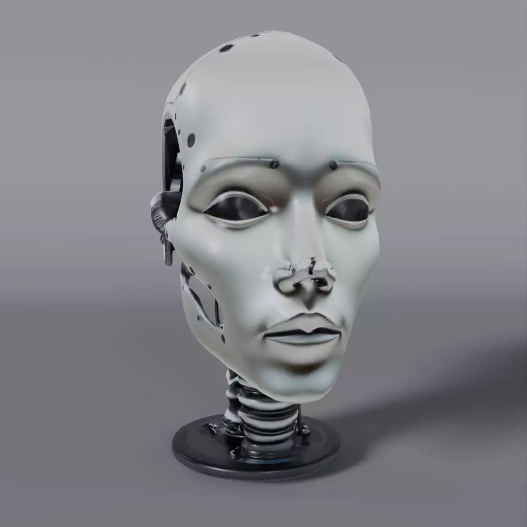 robotic head 3D model_0