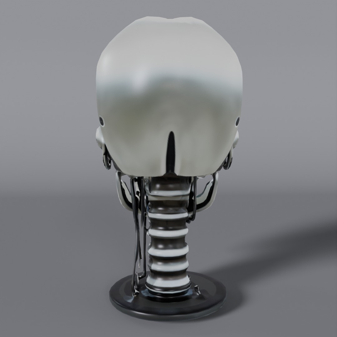 robotic head 3D model_1