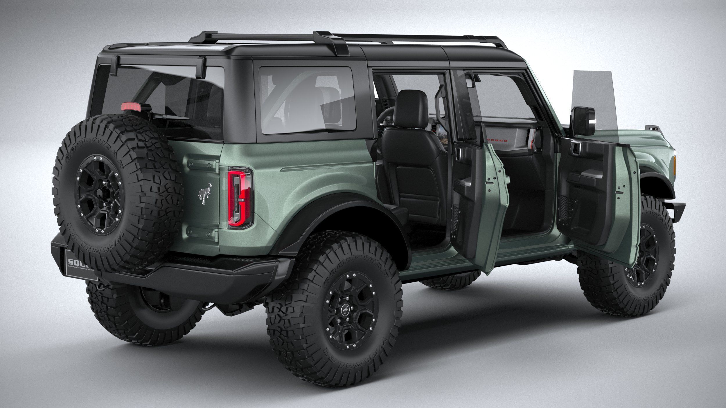 Bronco First Edition 4-door 2021 3D model_24