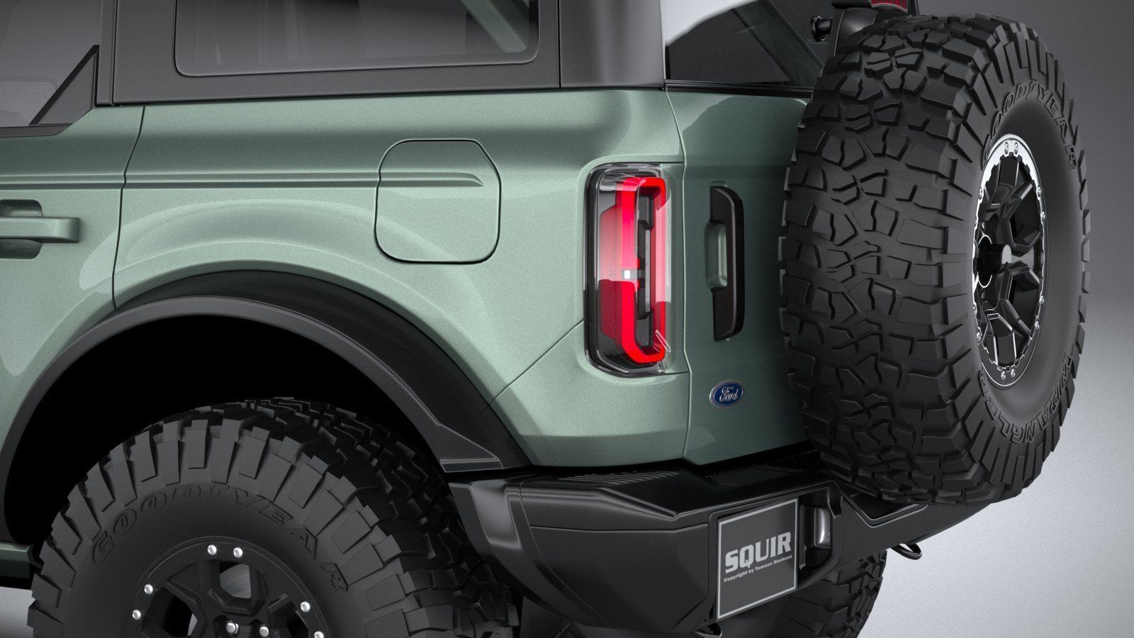 Bronco First Edition 4-door 2021 3D model_6