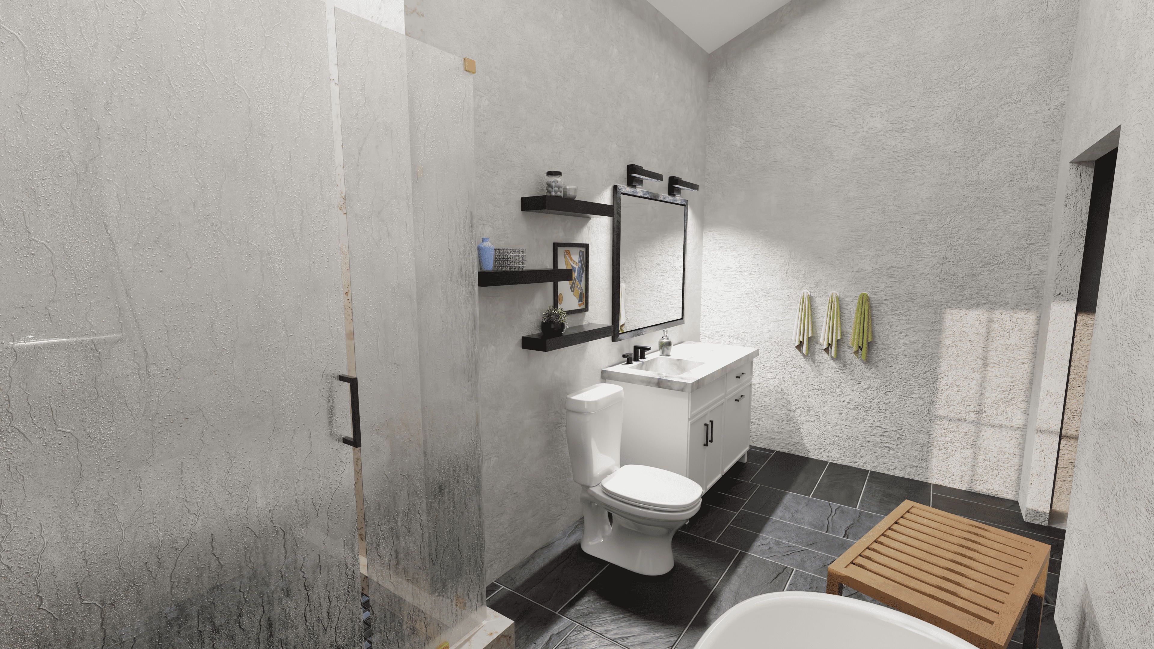 Bathroom Interior 3D - Furniture 3D model_5