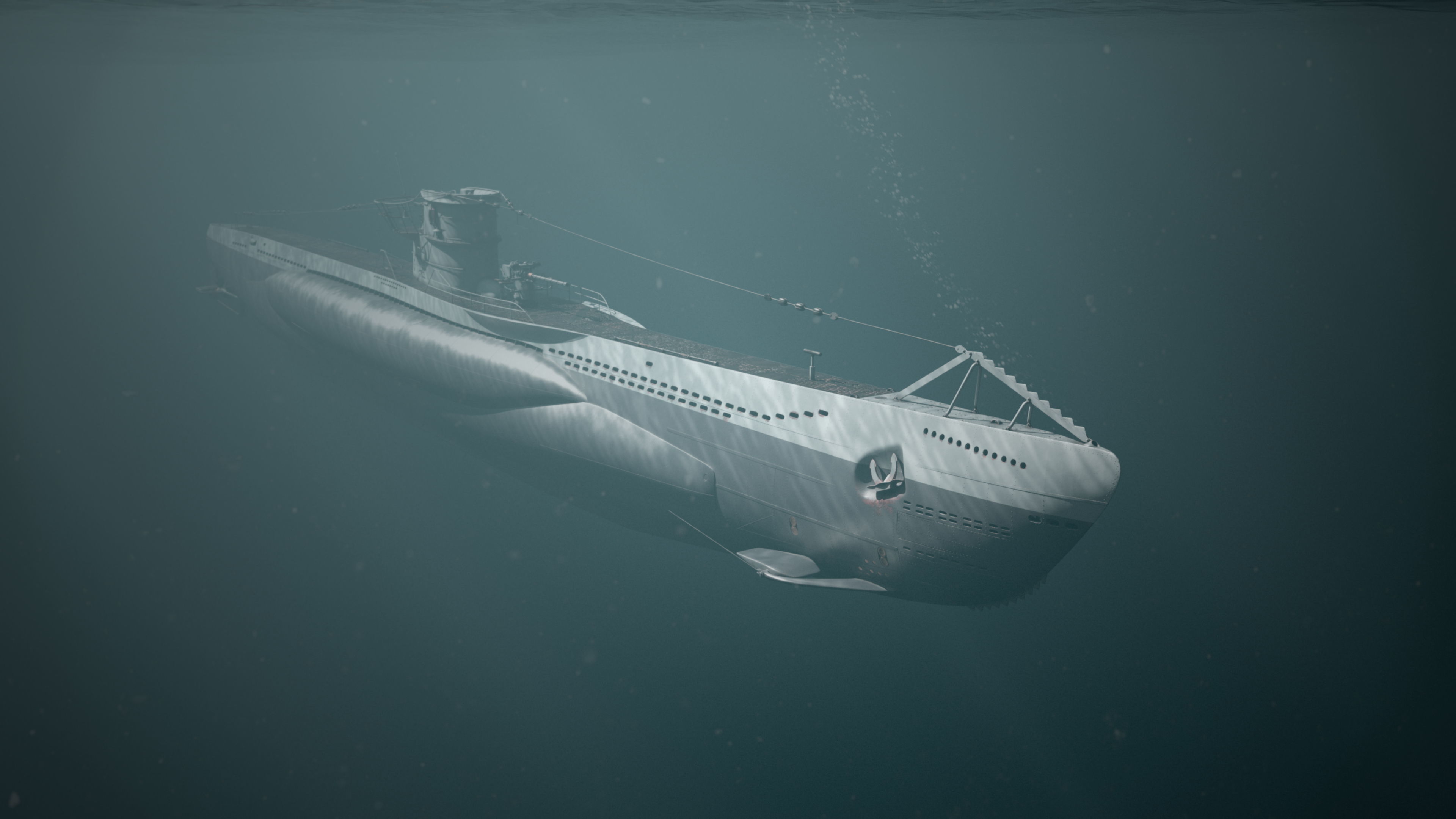 German Type VIIC U-Boat 3D model_17