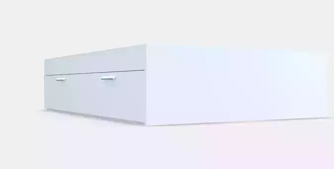 BRIMNES Bed frame with storage 11