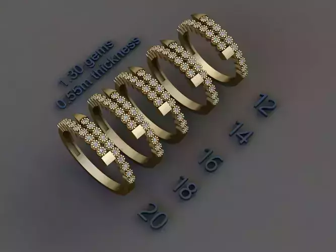  Nail ring 5 different sizes