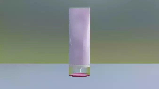 3d facewash tube modeling