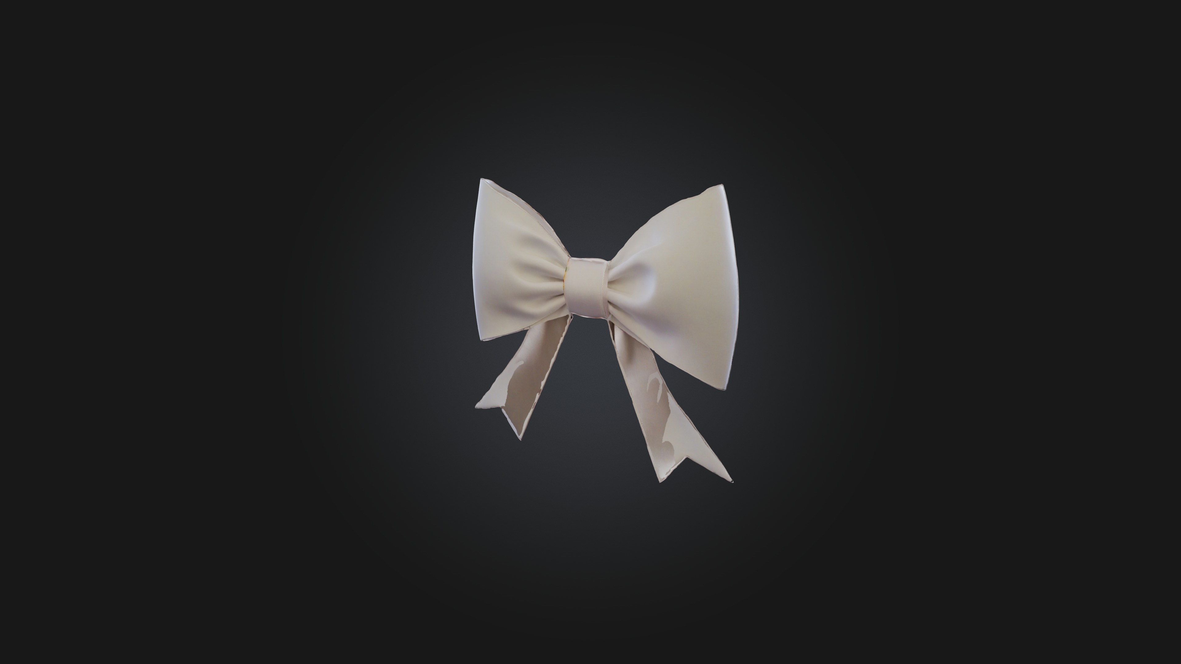 hair ribbon 3D model_3
