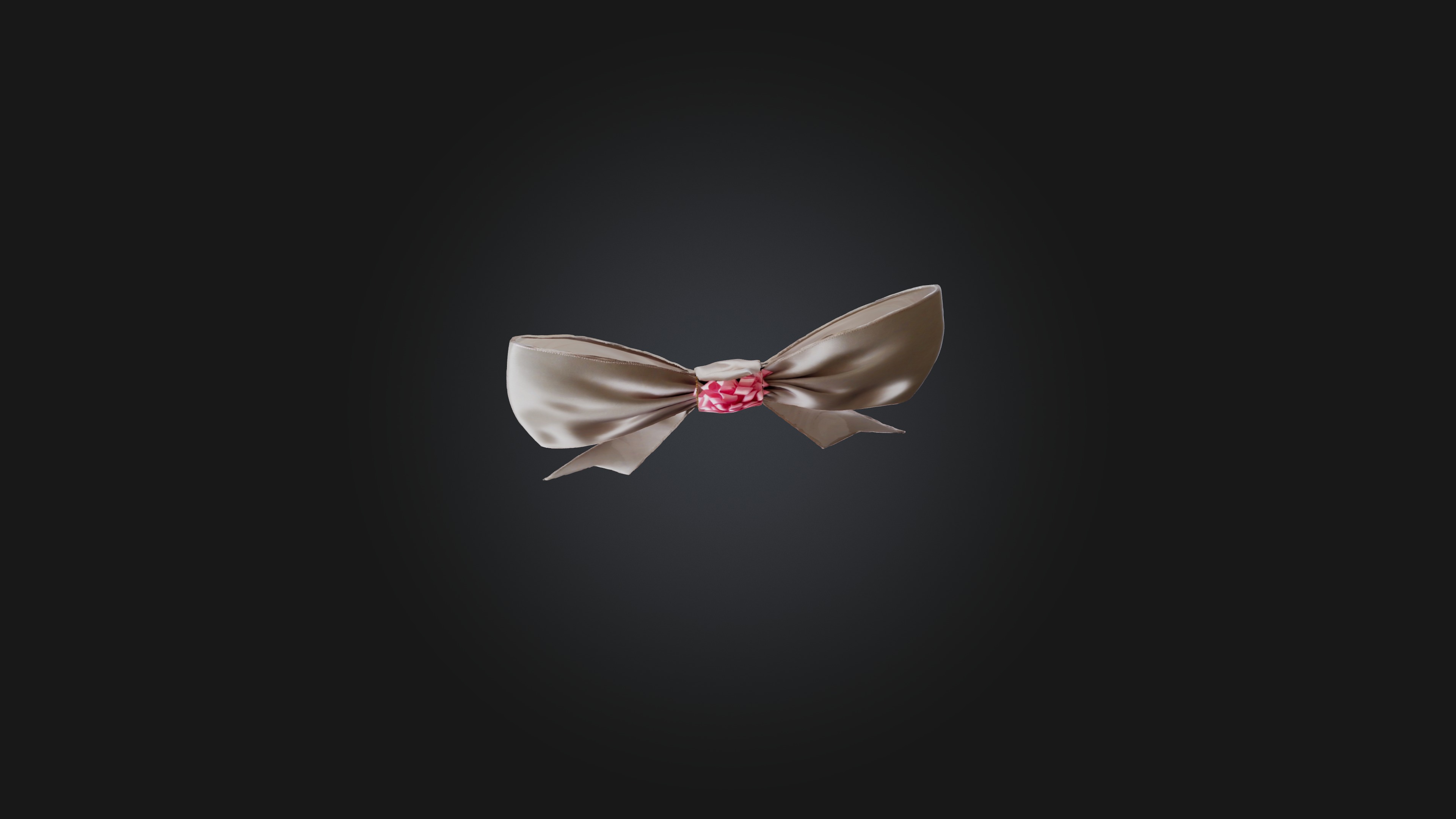 hair ribbon 3D model_4