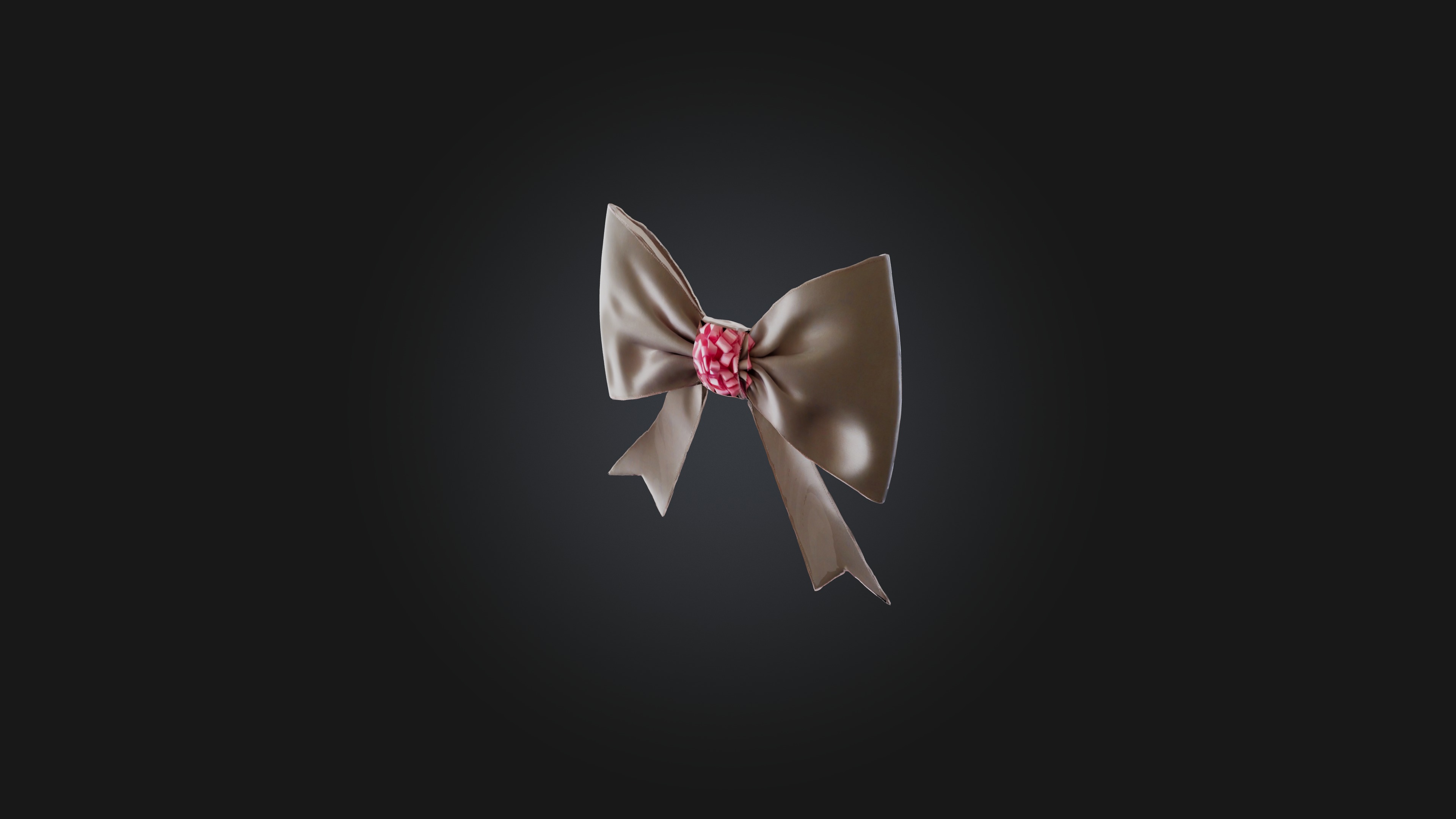 hair ribbon 3D model_5