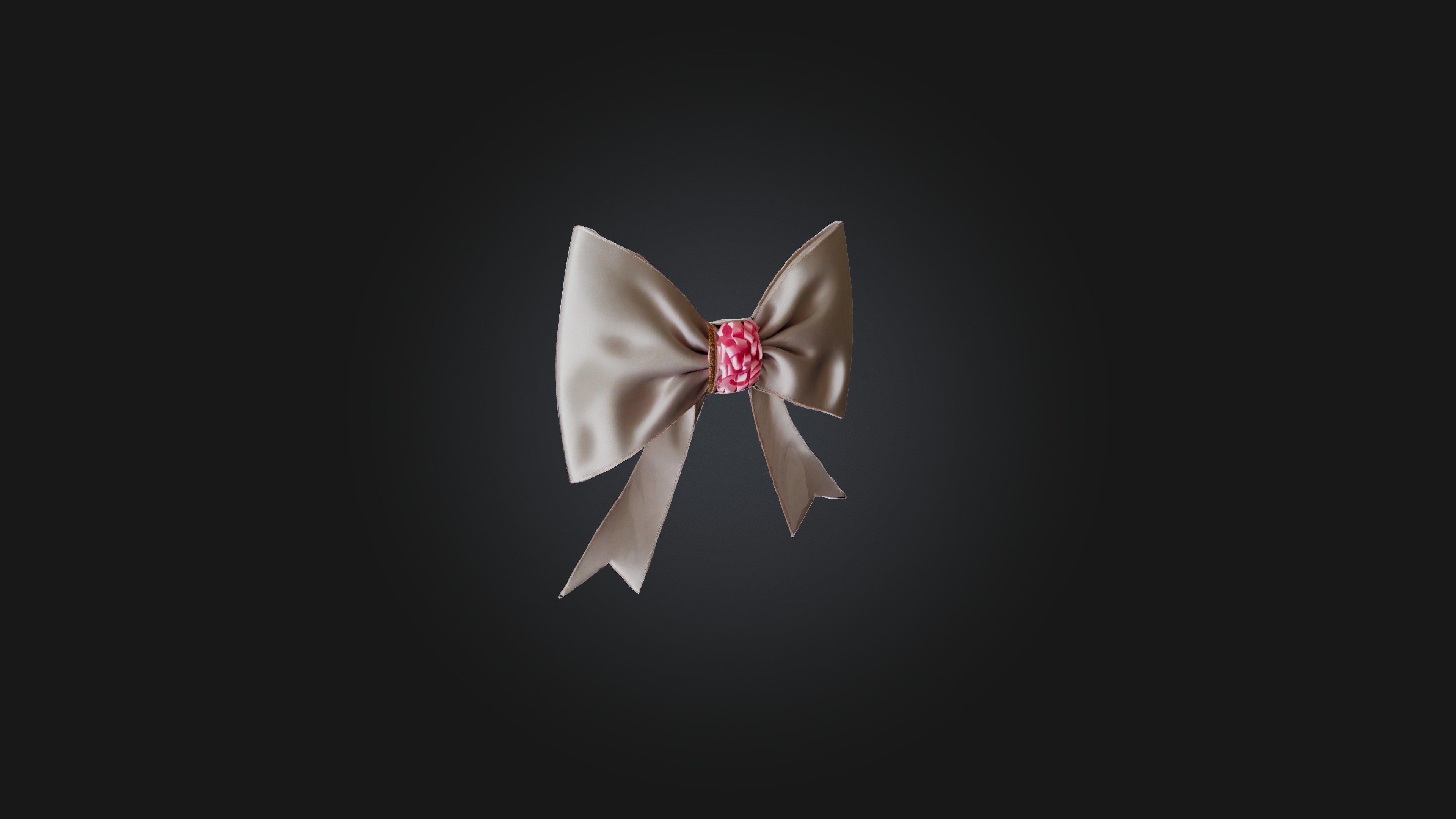 hair ribbon 3D model_1
