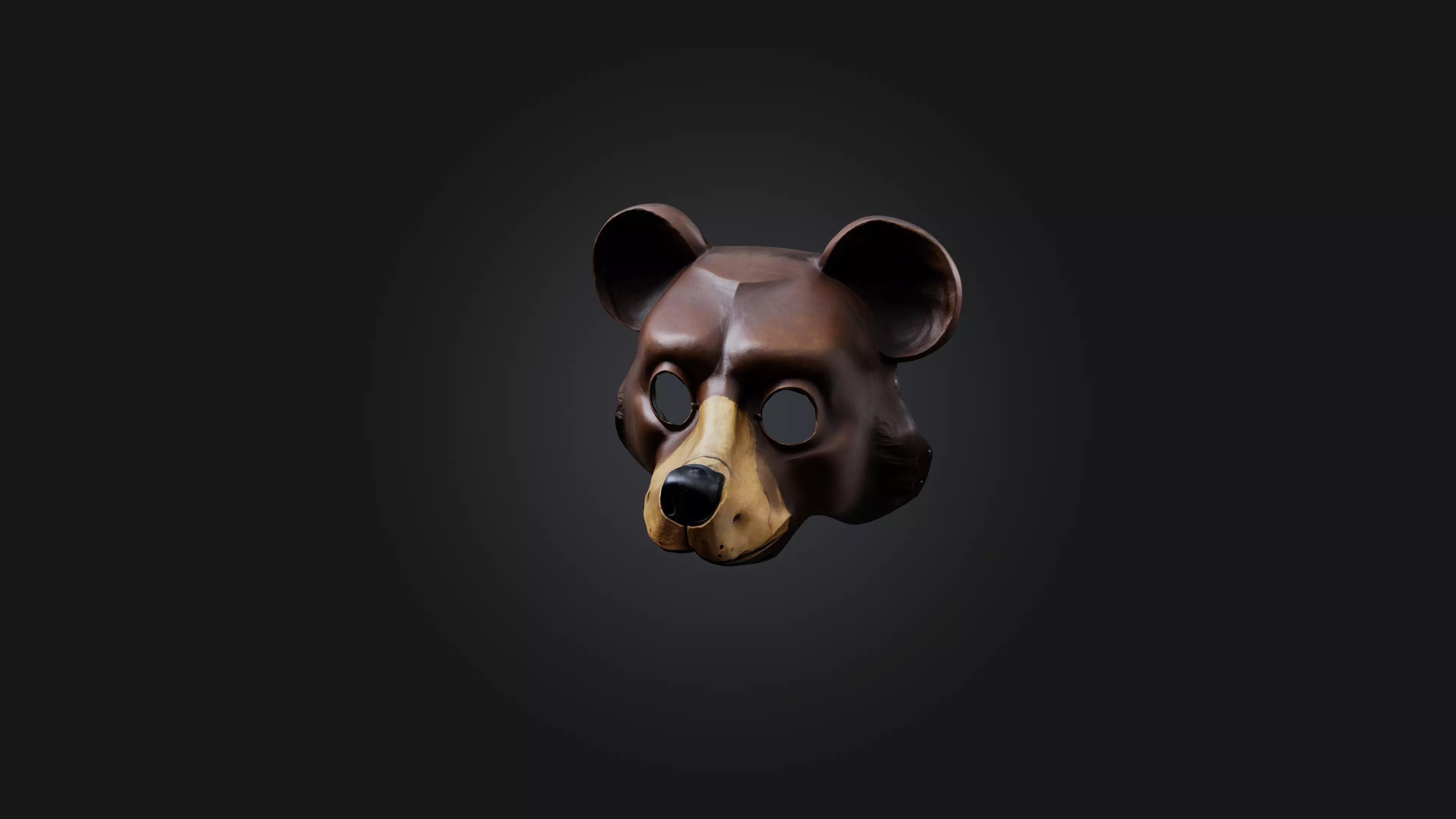 bear mask 3D model_0