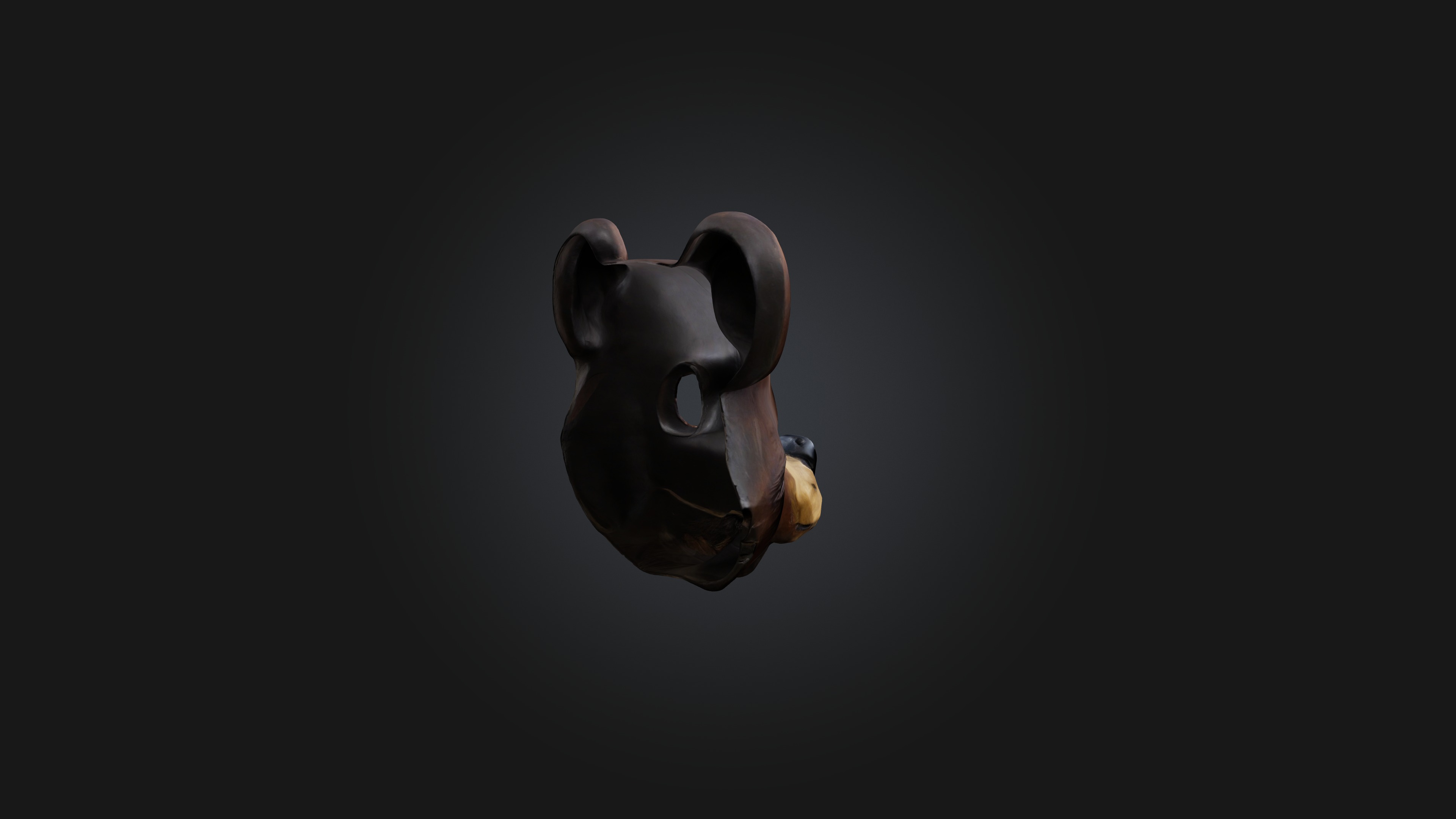 bear mask 3D model_2