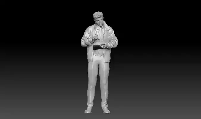 fbi agent boy 2 3D print model