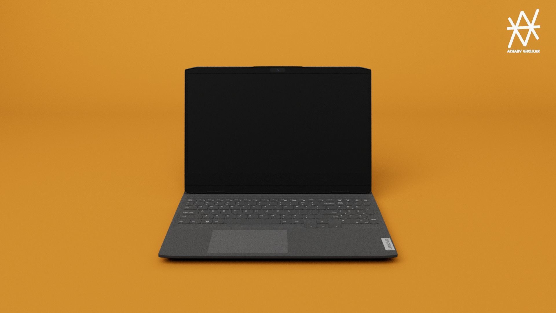 Lenovo Ideapad Gaming Laptop 3D model_1