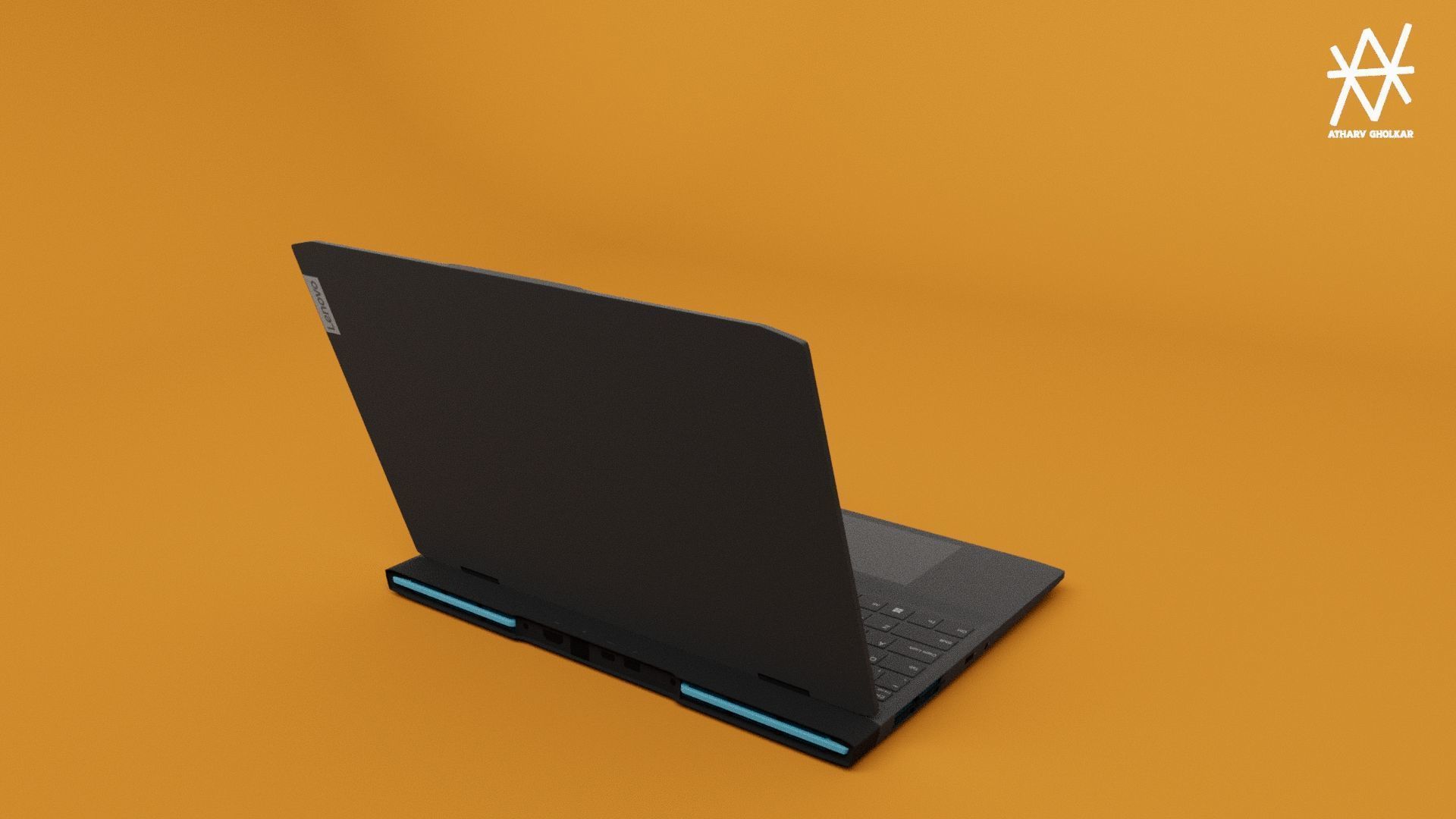 Lenovo Ideapad Gaming Laptop 3D model_4