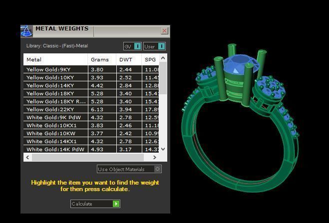 solitair ring for daimonds 3D print model_21