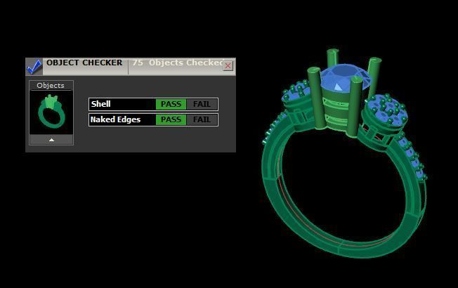 solitair ring for daimonds 3D print model_22