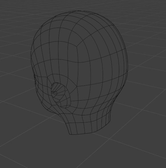 3D model of a Head Free 3D model_2