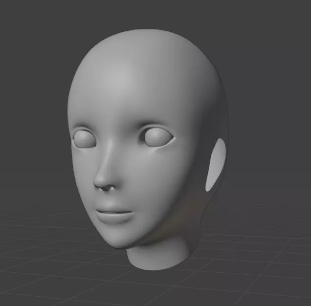 3D model of a Head Free 3D model_0