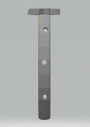 Black Ring jewelry Low-poly 3D model
