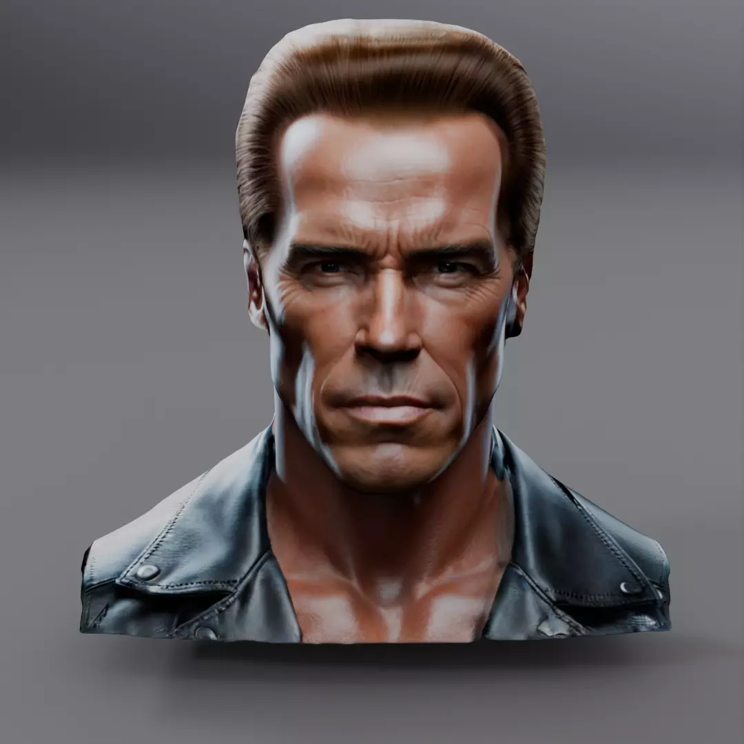 terminator bust 3D model_0