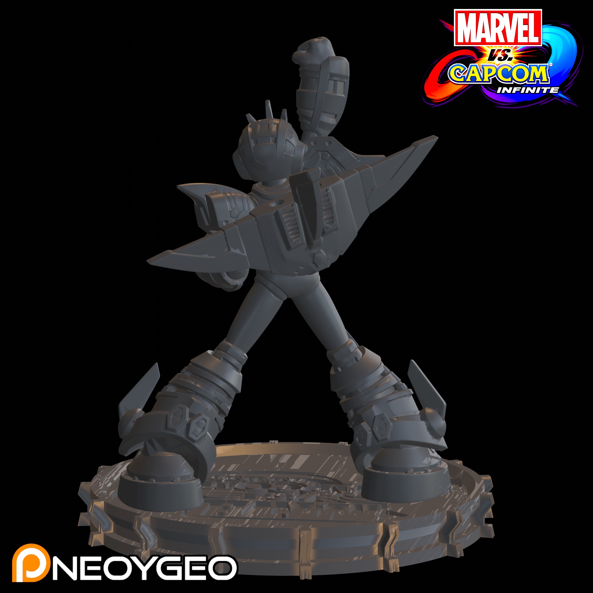 HYPER MEGA MAN - ROCKMAN - MARVEL VS CAPCOM INFINITE 3D print model_4