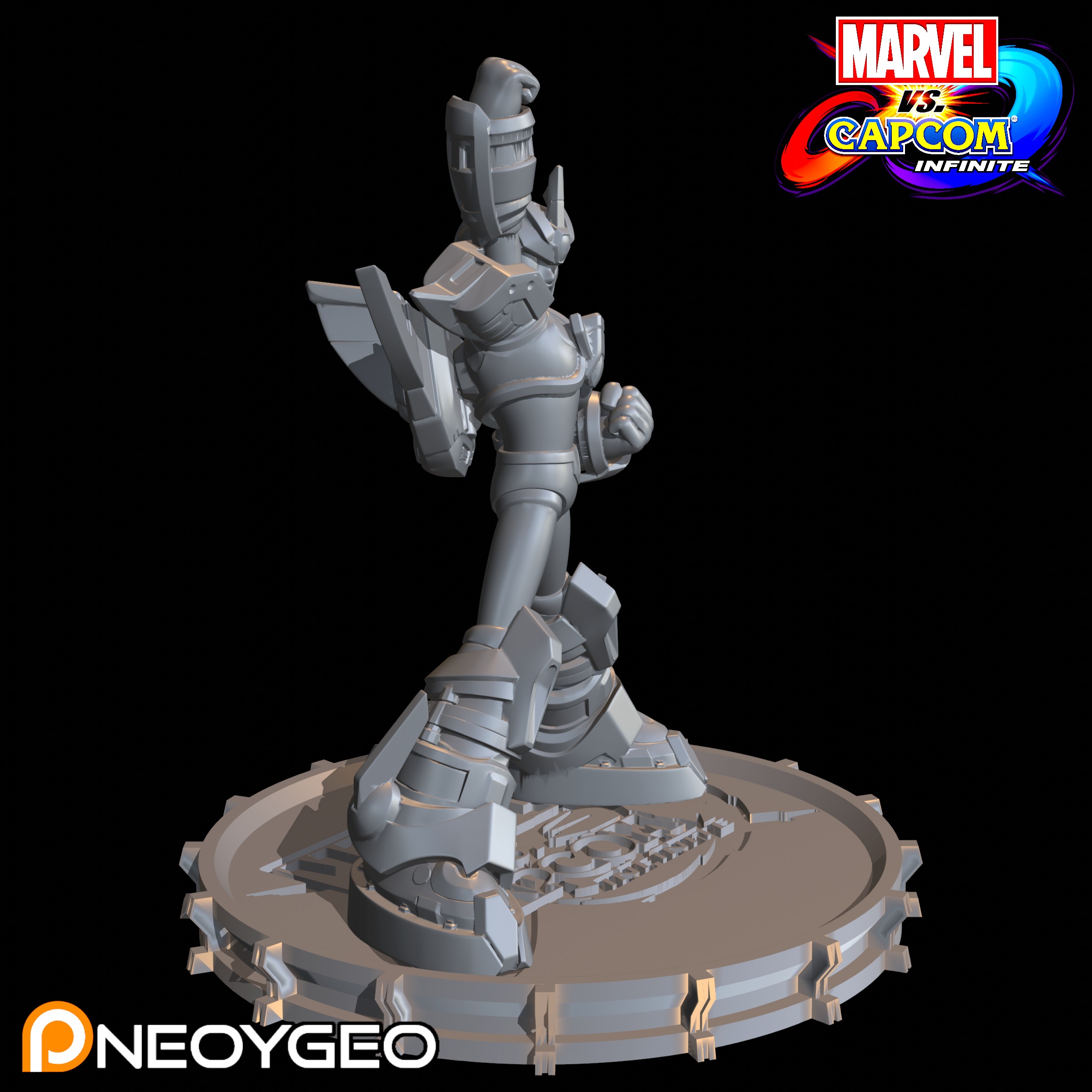 HYPER MEGA MAN - ROCKMAN - MARVEL VS CAPCOM INFINITE 3D print model_3