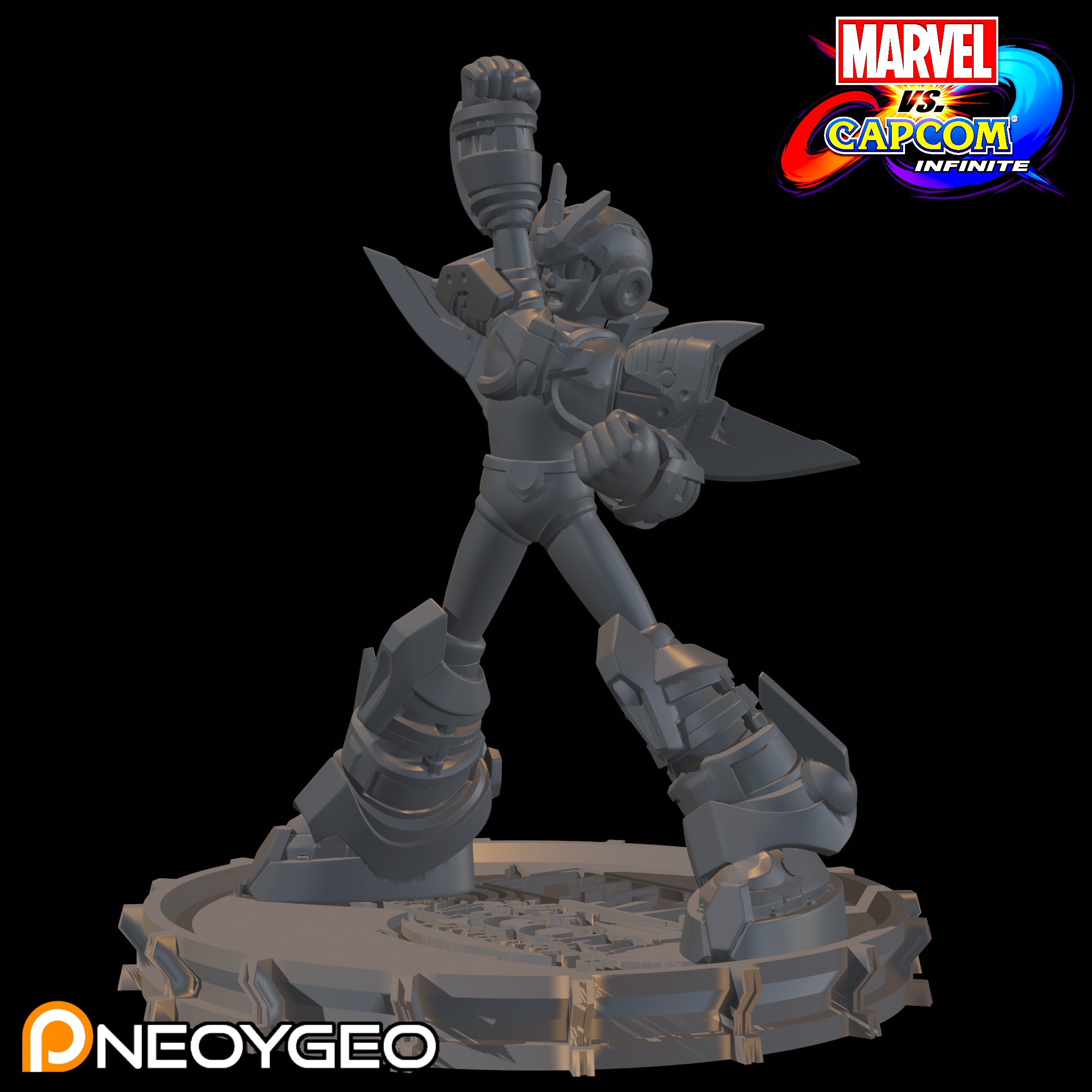 HYPER MEGA MAN - ROCKMAN - MARVEL VS CAPCOM INFINITE 3D print model_2