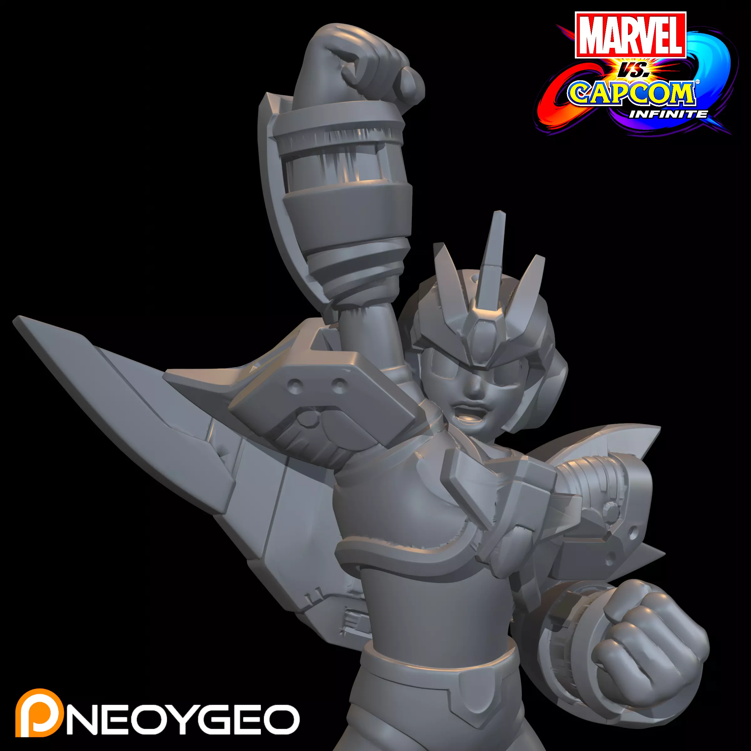 HYPER MEGA MAN - ROCKMAN - MARVEL VS CAPCOM INFINITE 3D print model_0